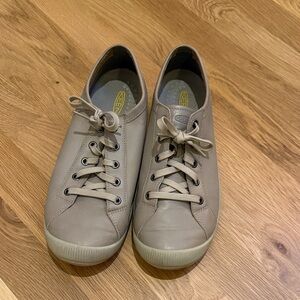 Keen Women's Taupe Lace-Up Sneakers